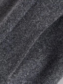 Andiaaa grå ulljacka, kort med dubbla rader knappar