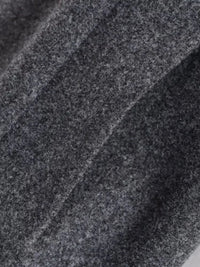 Andiaaa grå ulljacka, kort med dubbla rader knappar