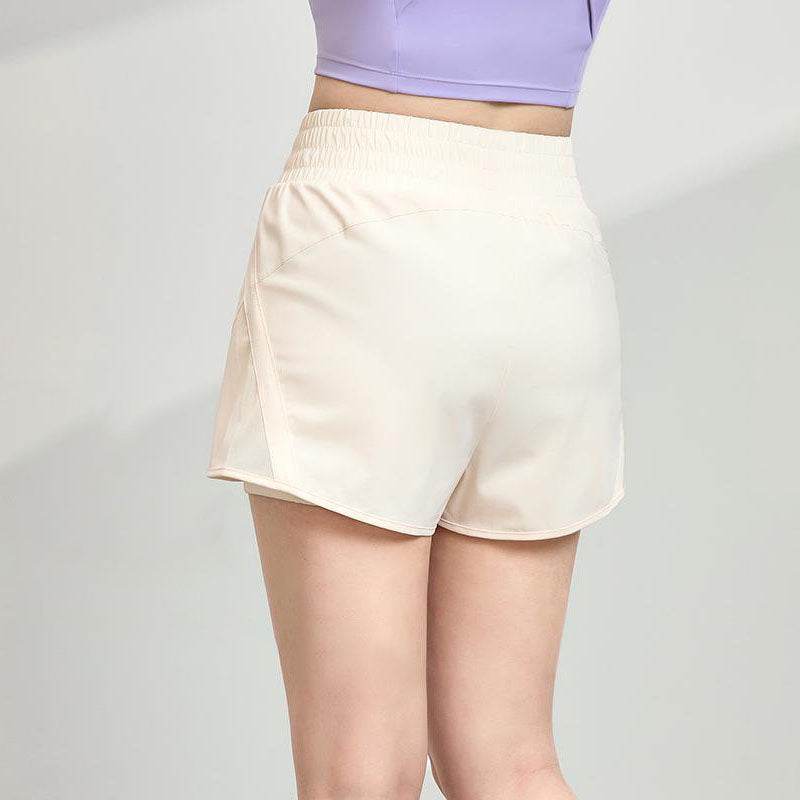 Högmidjade shorts med resår i midjan