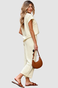 Vivy tvådelat set med enfärgad textur