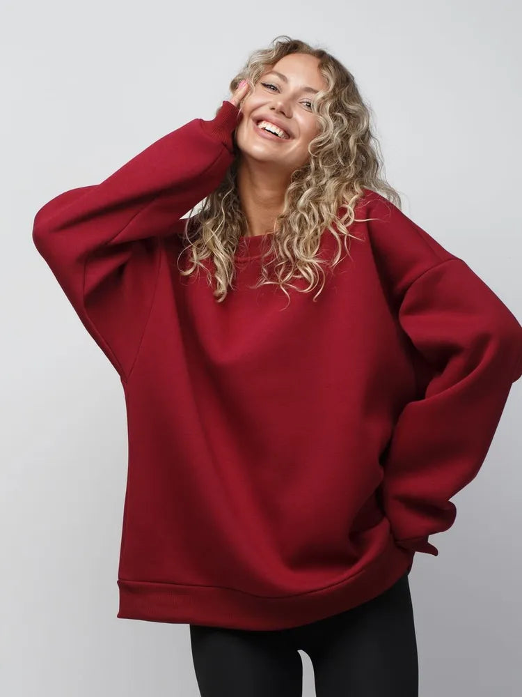 Sienna fleecefodrad tröja
