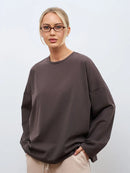 Chloe långärmad t-shirt med avslappnad passform