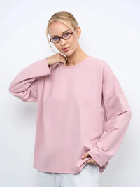 Chloe långärmad t-shirt med avslappnad passform