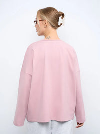 Chloe långärmad t-shirt med avslappnad passform