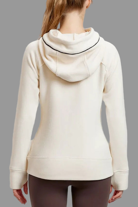 Långärmad yoga-sportjacka