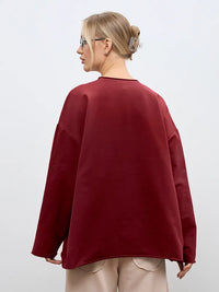Chloe långärmad t-shirt med avslappnad passform
