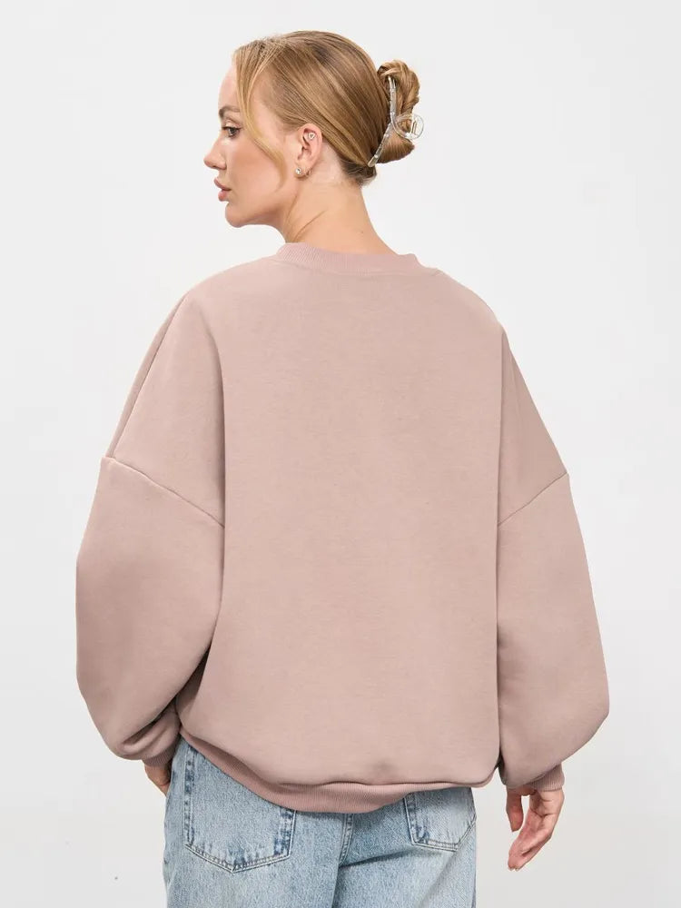 Sienna fleecefodrad tröja