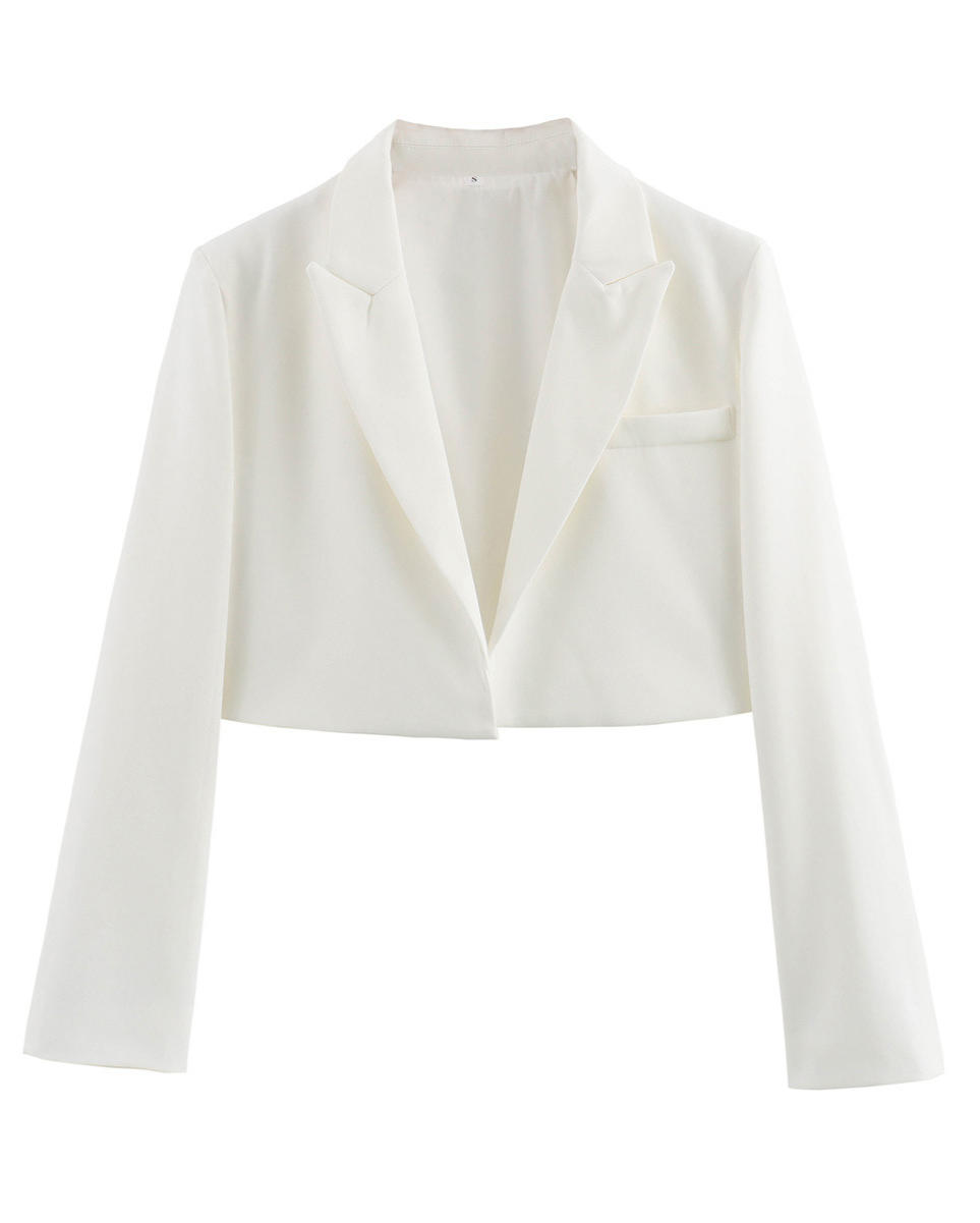 Kort elegant kappa med öppen front