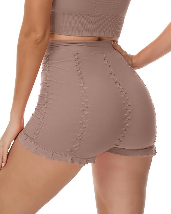 Åtsittande shorts med struktur