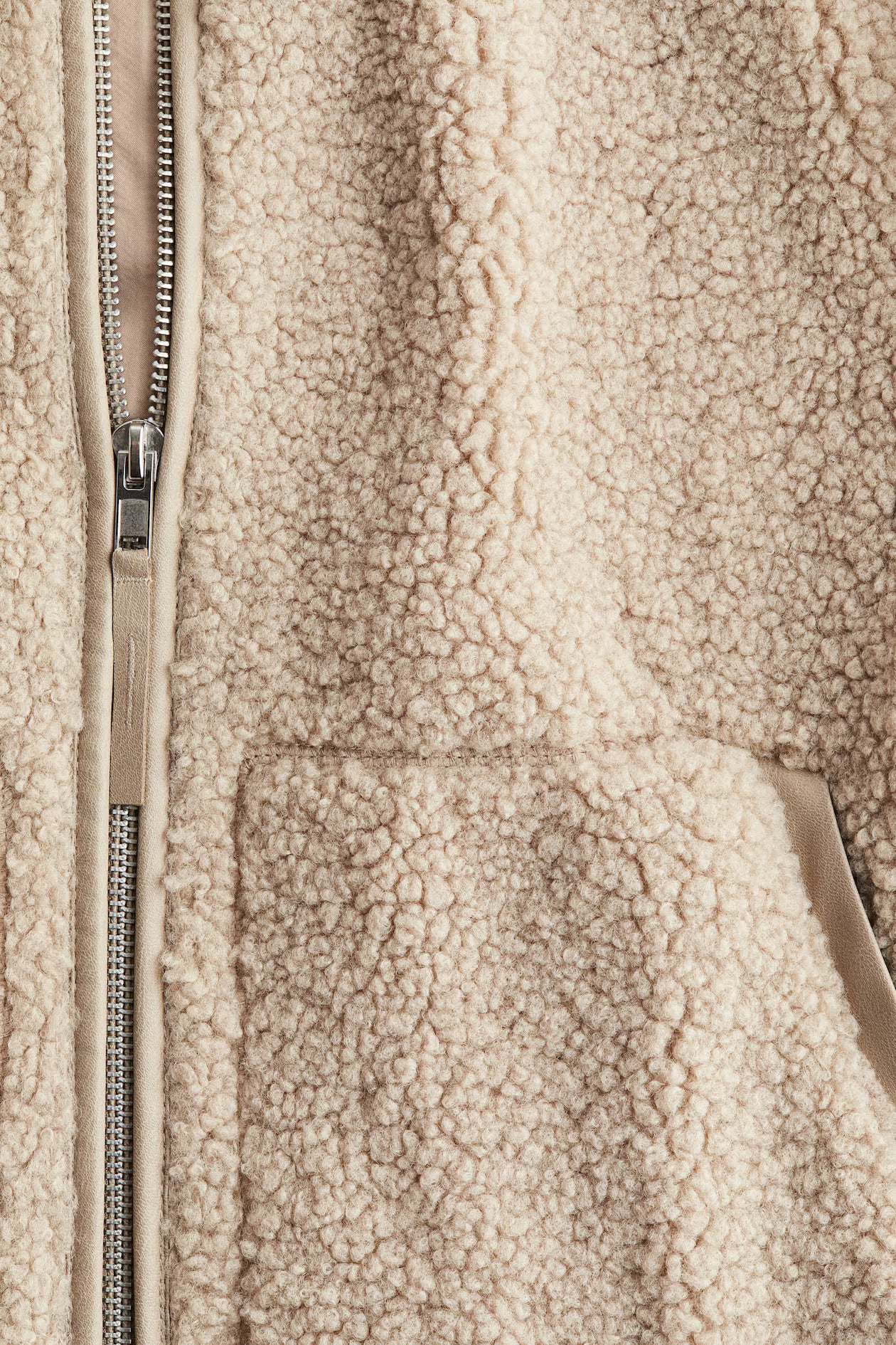 ADELINE beige lätt fleecejacka