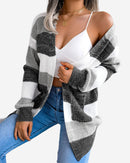 Neyra tröja med rutig design och fickor