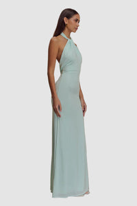 Elie ärmlös aftonklänning med bar rygg