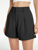 Pastellfärgade eleganta shorts med hög midja
