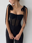 Bonded cami crop top