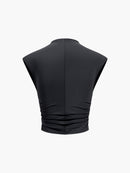Svart ärmlös crop top från Andreeas
