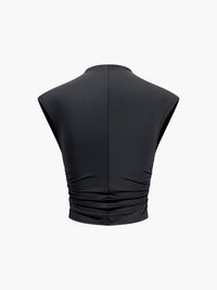 Svart ärmlös crop top från Andreeas