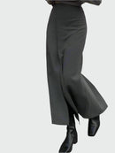 Elegant maxikjol med slits framtill