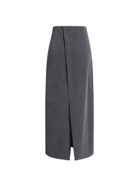 Elegant maxikjol med slits framtill