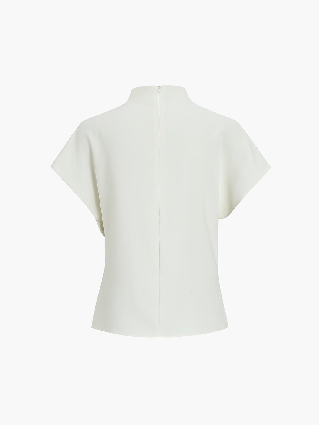 Minimalistisk kortärmad topp