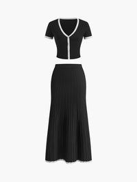 Minimalism Arinas långa kjol med toppset
