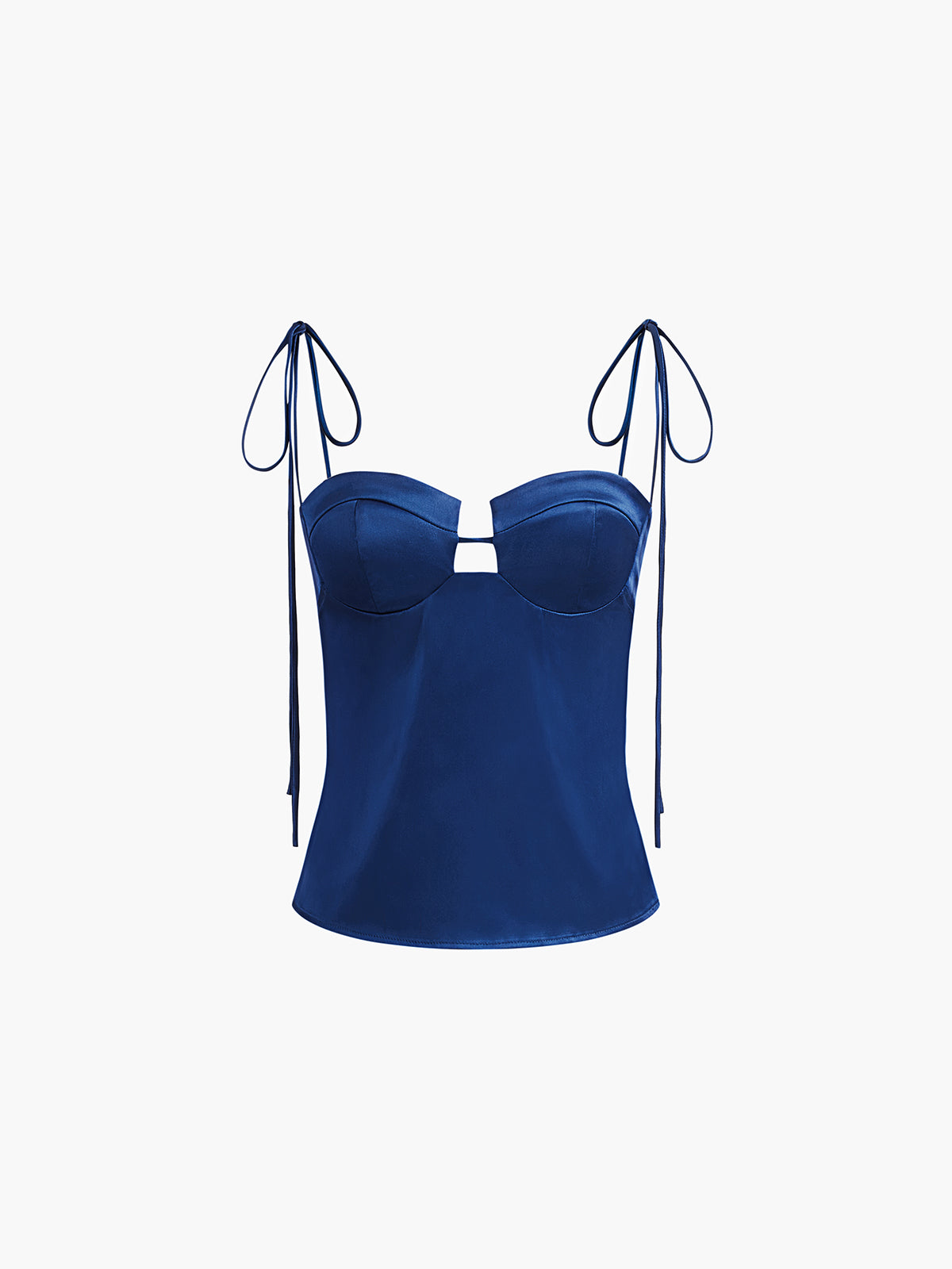 Satin korsett topp