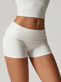 Sportshorts med medelhög midja