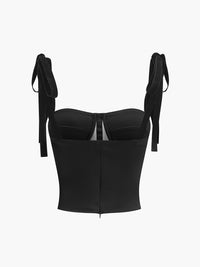 Bonded cami crop top