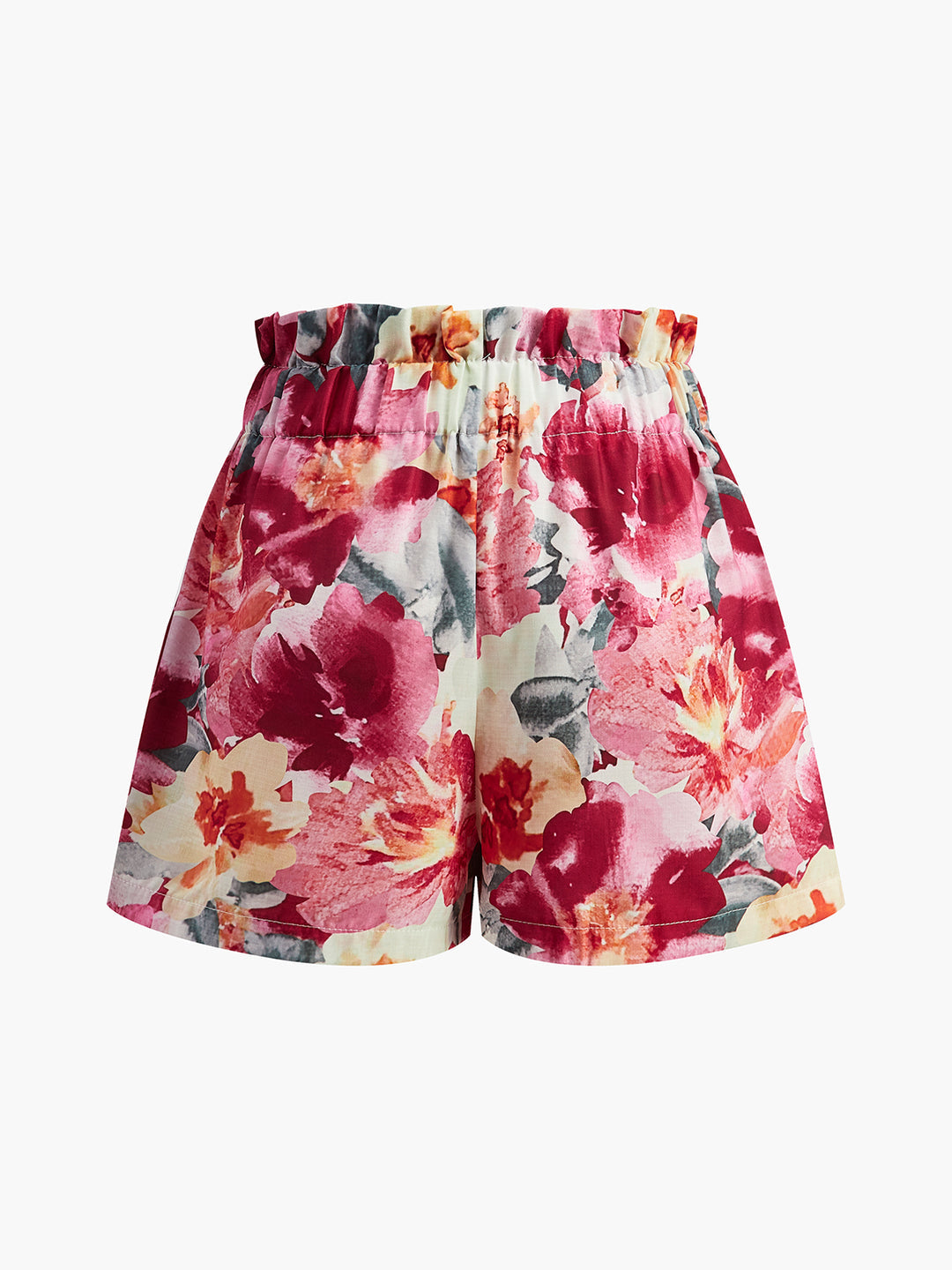 Blommig ärmlös topp och shorts