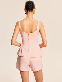 Långt Anita linne med shortsset