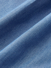 Denim halternecktopp med halsrem