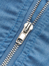 Denim halternecktopp med halsrem