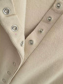 Marissa rundhalsad tröja med åtsittande midja