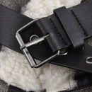 Andreas grå fleecejacka med långa ärmar och dragkedja fram