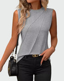 Vivy sleeveless round neck T-shirt