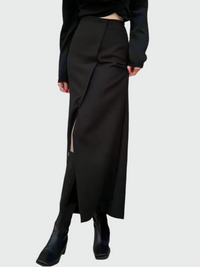 Elegant maxikjol med slits framtill