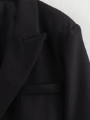 Kort elegant kappa med öppen front
