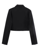 Kort elegant kappa med öppen front