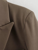 Kort elegant kappa med öppen front