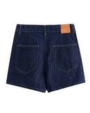 Jeansshorts med ficka
