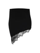 Charlote svart crop top med kjol