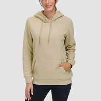 Sherpa-hoodie med premiumfleece på insidan och känguruficka
