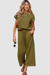 Vivy tvådelat set med enfärgad textur