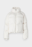 Vadderad jacka med textur