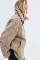 ADELINE beige lätt fleecejacka