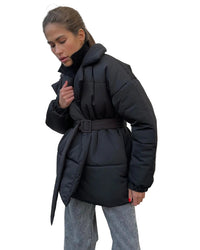 Väst med skärp och bomullsslag