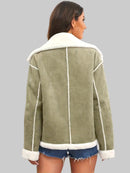 NYLA tjock vinterjacka med långa ärmar