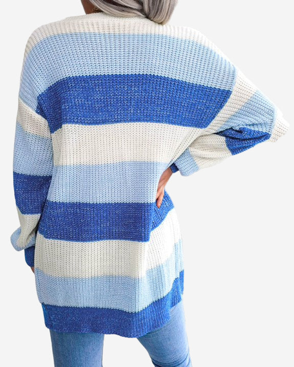 Neyra tröja med rutig design och fickor