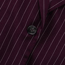Lös elegant randig blazer