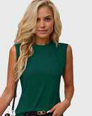 Vivy sleeveless round neck T-shirt