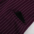 Lös elegant randig blazer